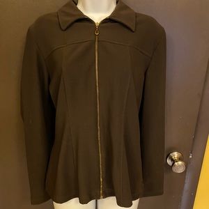 😍 Vintage Karibo Brown zip up Cardigan Jacket s/m